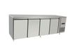 Šaldomas stalas, 4 durys, Arktic, Profi Line, GN 1/1, 450L, 220-240V/400W, 2230x700x(H)850mm 1