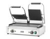 Contact grill - double version, HENDI, ribbed top and smooth bottom, 230V/3600W, 570x375x(H)216mm 3