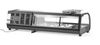 Witryna chłodnicza do sushi, Arktic, W zestawie pojemniki: 4x GN 1/3 (H) 40 mm., GN 1/3, czarny, 220-240V/190W, 1177x426x(H)296mm 4