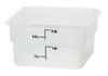 CamSquare transparent polypropylene food storage container., Cambro, 1.9 L, 1,9L, Transparent, 185x185x(H)100mm 1