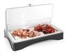 Cooled display with cover - Gastronorm 1/1, HENDI, set, 555x357x(H)175mm 2