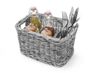 Cutlery basket, HENDI, Light grey, 260x180x(H)150mm 2
