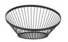 Fruit basket angled round black, HENDI, ⌀280x(H)130mm 1