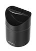 Tabletop litter bin with swing cover, HENDI, 1,2L, Black, ⌀120x(H)165mm 3