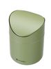 Tabletop litter bin with swing cover, HENDI, 1,2L, Green, ⌀120x(H)165mm 2