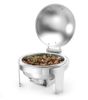 Chafing kulatý, saténový vzhled, HENDI, Profi Line, 6L, 465x420x(H)320mm 2