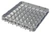 Full drop rack extender 500x500 mm grey, E1 model., Cambro, number of compartments: 49 (7x7), compartment dimensions: 62x62 mm., Light grey, 499x499x(H)51mm 1