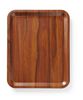 Serving tray, rectangular, non-slip, laminated, AmerBox, Mahogany, 460x360mm 1