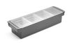 Condiment holder - 4 containers, BarUp, 480x150x(H)100mm 4
