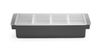 Condiment holder - 4 containers, BarUp, 480x150x(H)100mm 2