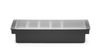 Condiment holder - 5 containers, BarUp, Black, 480x150x(H)100mm 1