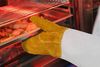 Heat resistant leather barbecue mitts - 2 pcs, HENDI, 2 pcs., (L)460mm 2