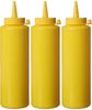 Šaltųjų padažų dalytuvai - 3 vnt., HENDI, 0,7L, Geltonas, 3 vnt., ⌀70x(H)240mm 1