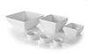 Square bowl, HENDI, White, 130x130x(H)65mm 2