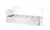 Condiment holder, BarUp, 6 containers, 445x148x(H)85mm 4