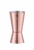 Jigger, miarka barmańska 25/50 ml, BarUp, miedziany, ⌀42x(H)86mm