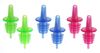 Vertedores de flujo libre, BarUp, azul (2), rojo (2), verde (2), Rojo, 6 uds 1