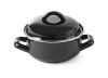 Garnek do zup i sosów z pokrywką, HENDI, 0,5L, czarny, ⌀135x(H)105mm 1