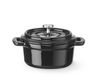 Garnek żeliwny emaliowany, HENDI, 0,27L, czarny, 130x100x(H)48mm, Okrągły 1