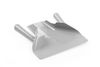 French fries and nachos funnel scoop, HENDI, Dark grey, 233x205mm 2