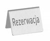 Tabliczka informacyjna „Rezerwacja”, HENDI, rezerwacja, 4 szt., 50xx(H)42mm 1
