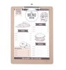 Menu clipboard, HENDI, 240x330mm 2
