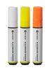 Blackboard markers 15 mm, HENDI, 1 white, 1 orange and 1 yellow marker, 3 pcs 3