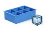 Eiswürfelform, XL-Würfel, BarUp, Blau, 170x110x(H)52mm 2