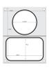 Matrize für Versiegelungsmaschine, HENDI, zwei Behälter (1x 178x113 mm, 1x ø115 mm) 2