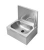 Contactless, wall-mounted washbasin, rectangular basin, Monolith, 400x315x(H)470mm 1