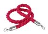 Barrier ropes, HENDI, red with polished hook, Red, (L)1500mm 1