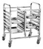 Dvigubas vežimėlis talpykloms transportuoti – 12x GN 1/1, HENDI, 810x610x(H)960mm 1