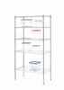 Storage rack with 5 shelves, HENDI, Chrome, 910x455x(H)1830mm 3