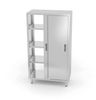 Pass-through cupboard with sliding doors – bolted, HENDI, Kitchen Line, 800x700x(H)1800mm 1