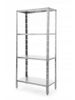 Skladový regál se 4 policemi, šroubovaný, HENDI, 1000x400(H)1800 mm Rozměry police: 1000x400 mm, 1000x400x(H)1800mm 1