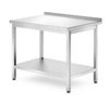 Wall table with a shelf – bolted, depth 700 mm, HENDI, Profi Line, 1000x700x(H)850mm 1