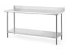 Darba galds ar aizmugurējo malu, HENDI, Budget Line, 1800x600x(H)950mm 1