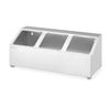 Soporte para cubetas Gastronorm, HENDI, 3 compartimentos, 512x245x(H)215mm 3