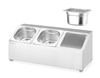 Gastronorm container holder, HENDI, 3 compartments, 512x245x(H)215mm 4