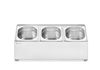 Soporte para cubetas Gastronorm, HENDI, 3 compartimentos, 512x245x(H)215mm 2