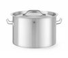 Garnek średni z pokrywką, HENDI, Budget Line, 23L, ⌀350x(H)240mm 1