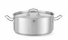 Stew pot low - with lid, HENDI, Kitchen Line, 7,3L, ⌀280x(H)120mm 1