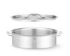 Kochtopf, niedrig - mit Deckel, HENDI, 10,8L, ⌀360x(H)110mm, Rund 4