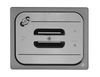 Lid for GN containers black polycarbonate, HENDI, GN 1/2, Black, 325x265mm 2