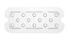Perforated drip shelf for GN containers polycarbonate, HENDI, Profi Line, GN 1/3, Transparent, 266x116mm 2