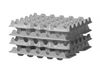 Set of 4 egg trays for HENDI OVOBOX 120, HENDI, 291x288x(H)41mm, Rectangular 2