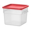 Pojemnik na żywność z podziałką, HENDI, 5,7L, 235x235x(H)180mm 2