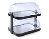 Roll-top cooling display, double, HENDI, Dark grey, 440x320x(H)440mm, Rectangular 1