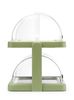 Rolltop Kühldisplay Duo UNIQ, HENDI, designed by Robert Bronwasser, Doppelt, Grün, 480x355x(H)480mm, Rechteckig 3