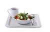 Polyester tray for self-service restaurants, AmerBox, GN 1/2, Granite, 325x265mm, Rectangular 3